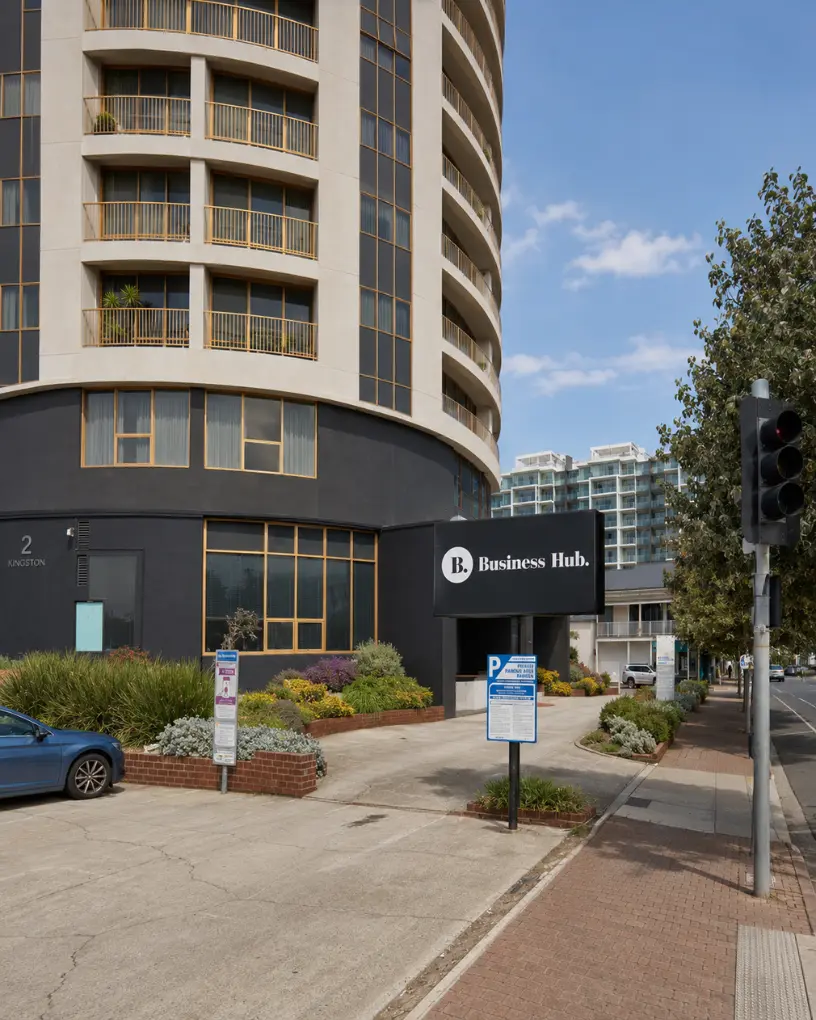 Entrance to the BayTax office at 760 Anzac Highway, Glenelg